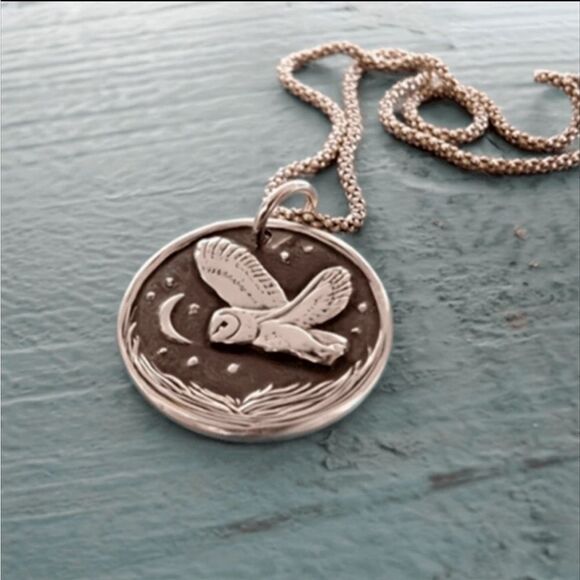 Free People Jewelry - Owl Pendant Necklace #1976